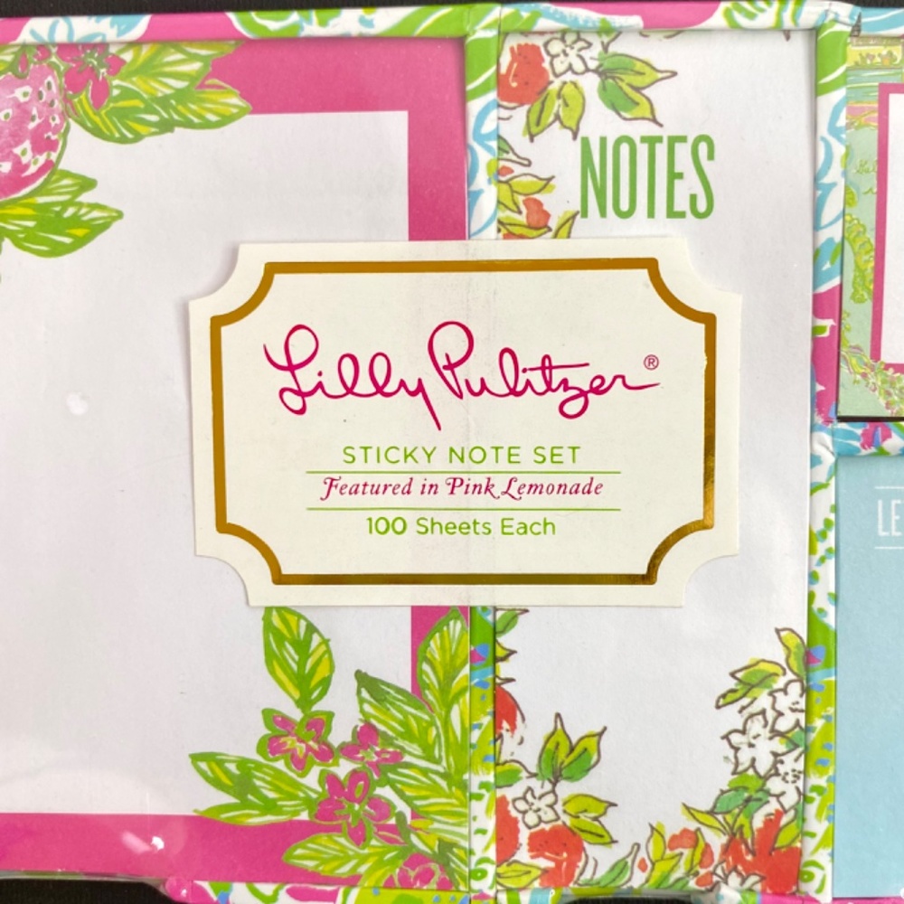 NWT Lilly Pulitzer Sticky Note Set - Picture 10 of 13